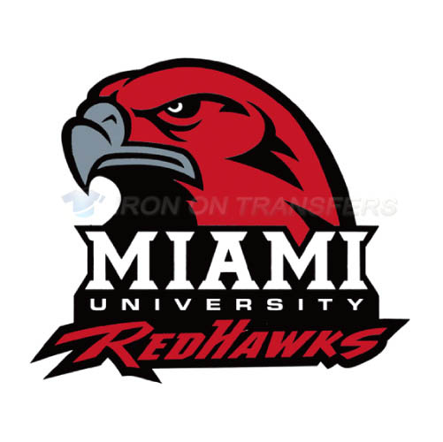 Miami Ohio Redhawks Logo T-shirts Iron On Transfers N5051 - Click Image to Close